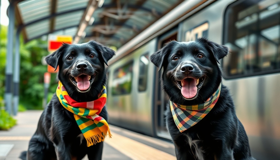Happy dog and MTR train; Hong Kong's MTR pet policy discussion.