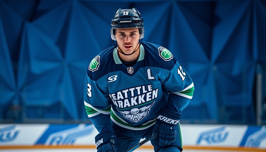 Seattle Kraken vs. Utah Hockey Club: Hockey player in focus.