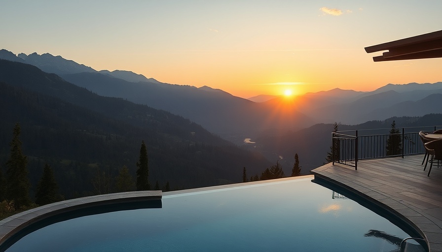 Babymoon mountain retreat with pool for 2025.