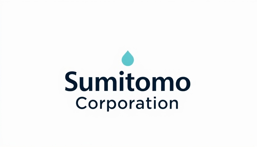 Sumitomo Corporation logo, minimalistic design on plain white background.