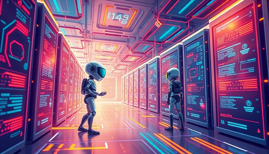 AI agents collaborating in a digital server environment