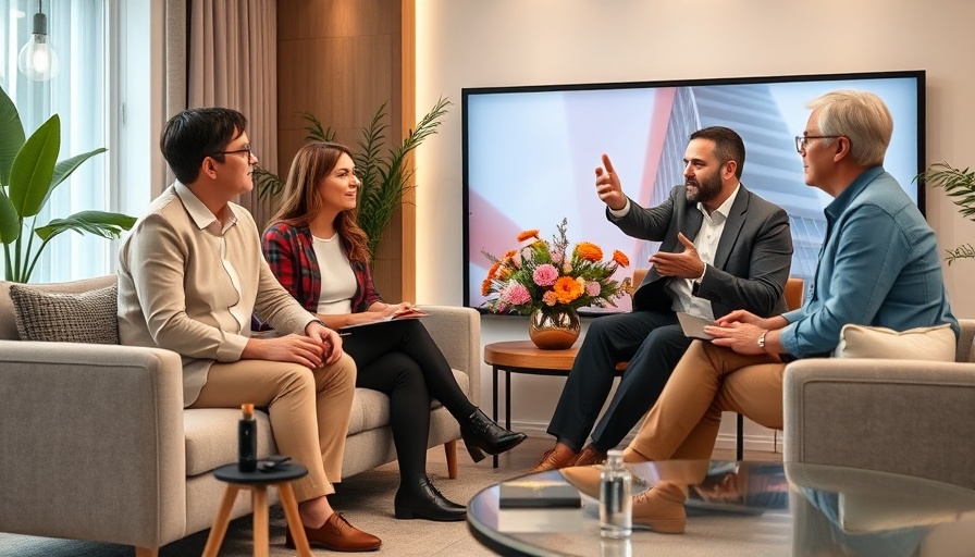 Professionals discuss burnout recovery strategies on TV set.
