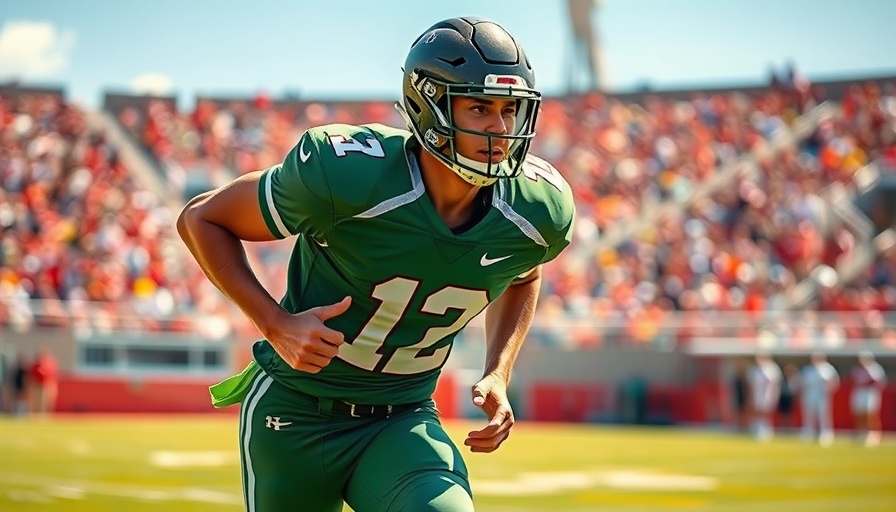 FAMU player sprinting during Pro Day 2025 NFL Draft preparation.