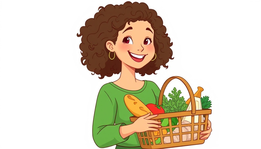Woman shopping to enhance wellness strategies, holding groceries.
