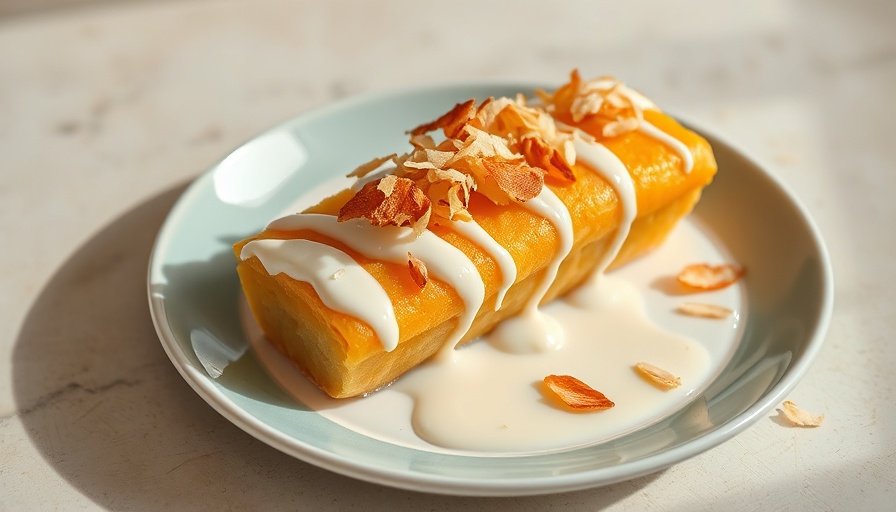 Appetizing seed oil-free dish with toasted toppings on a teal plate.