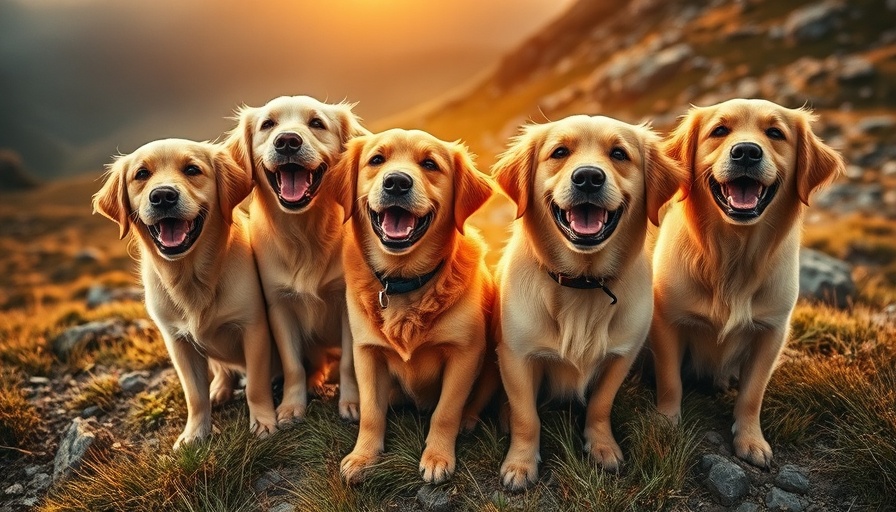 Dogs enjoying sunset in scenic mountain setting, highlighting pet-friendly hotels in India.