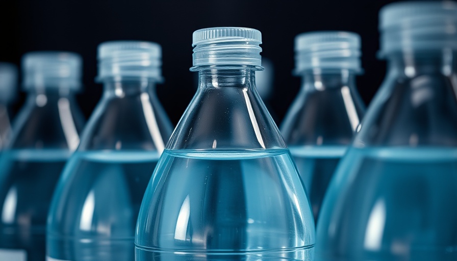 Plastic water bottles emphasizing hydration for preventing heat-related illnesses.