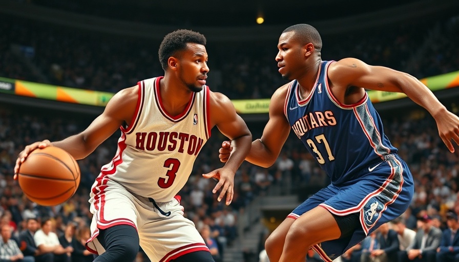 NBA DFS Picks March 25 intense action between Houston and rival player.