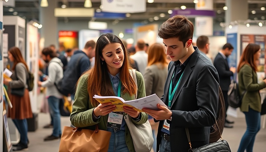 Gen Z workers at a job fair valuing work-life balance.