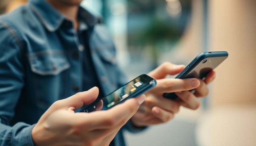 Close-up of people using smartphones, user age checking in app stores.