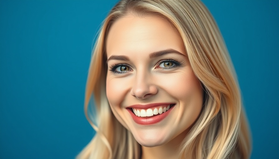 Blonde woman smiling warmly, symbolizing mentorship in oncology