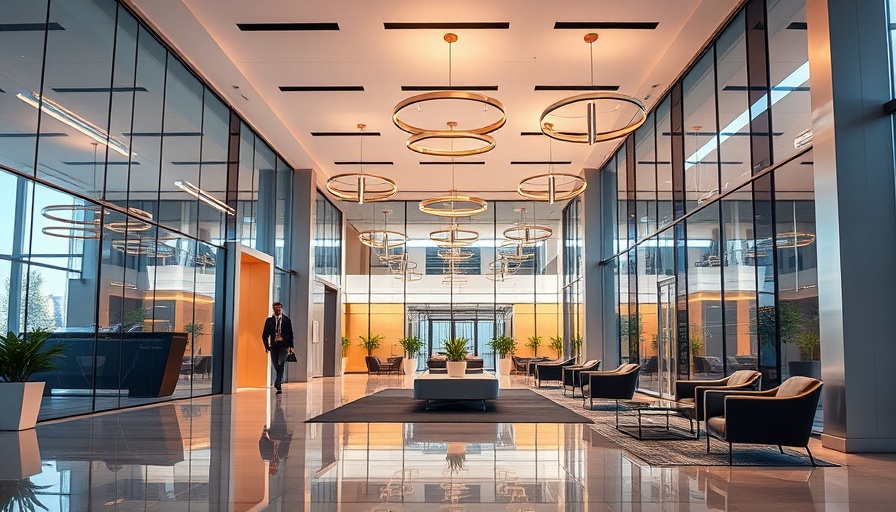 Modern office design showcasing the future of spaces with stylish features.