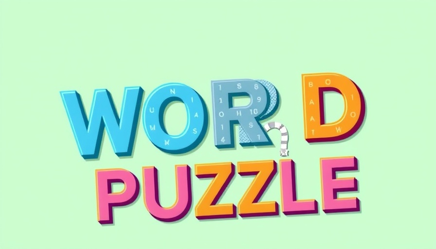 Colorful NYT Strands puzzle with word search and logo.