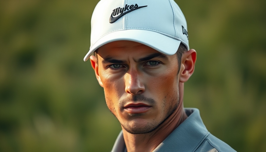 Focused golfer at Houston Open