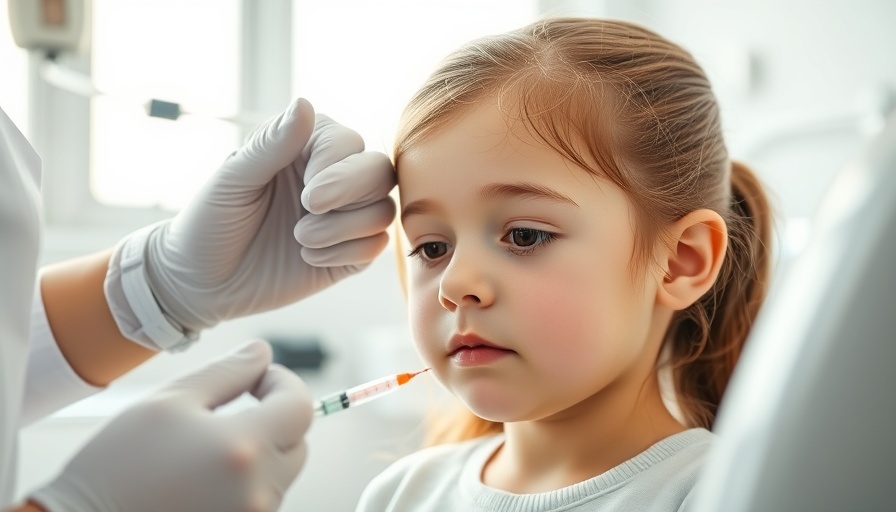 Understanding Vaccines: Young girl receiving vaccine injection in a clinic.