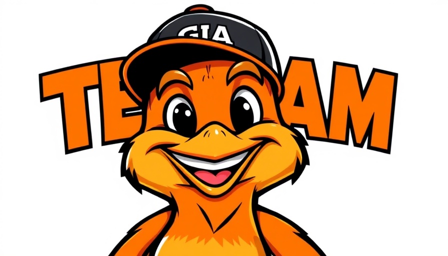 Iconic Orioles logo with smiling bird, baseball cap.