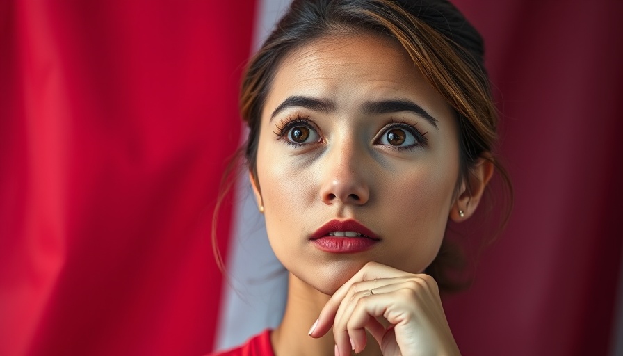 Thoughtful woman reflecting on intellectual humility in politics