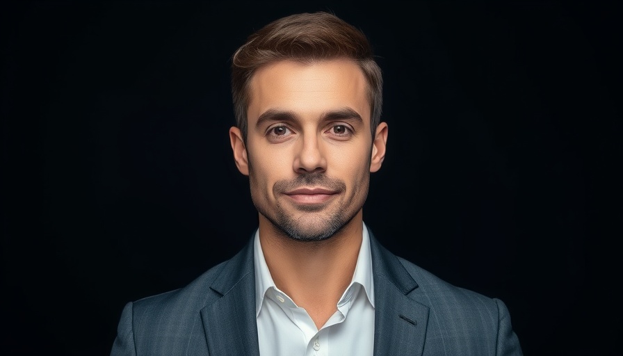 Confident man portrait for Child Online Safety feature.