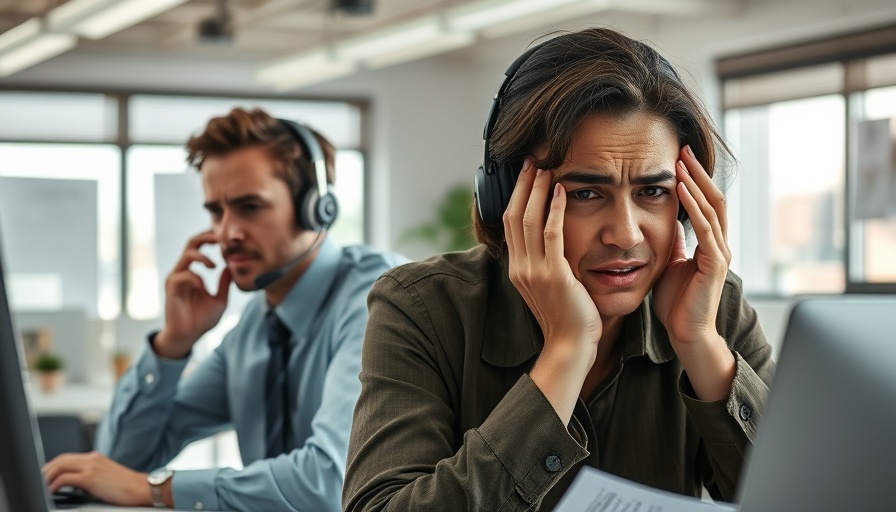 Employees discussing work stress, highlighting anti-work movement impact.