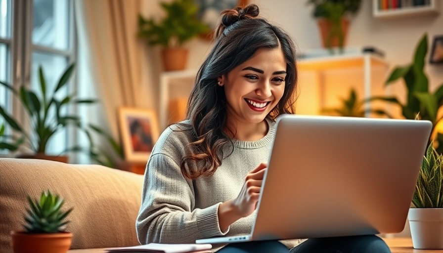 Young professional balancing work in a cozy home office, illustrating New Zealand work-life balance.