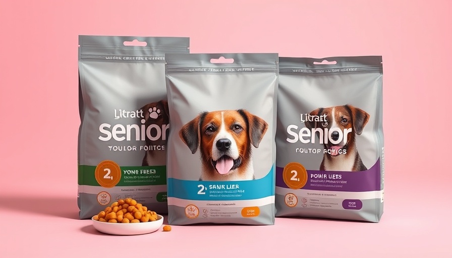 Best dog food for older dogs - selection of senior dog food packages
