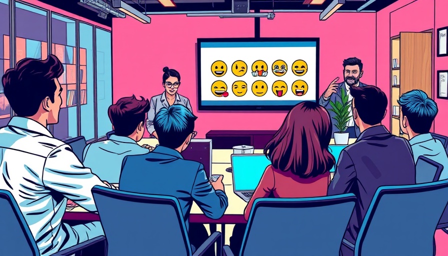 Illustration of a meeting on employee benefits for Gen Z