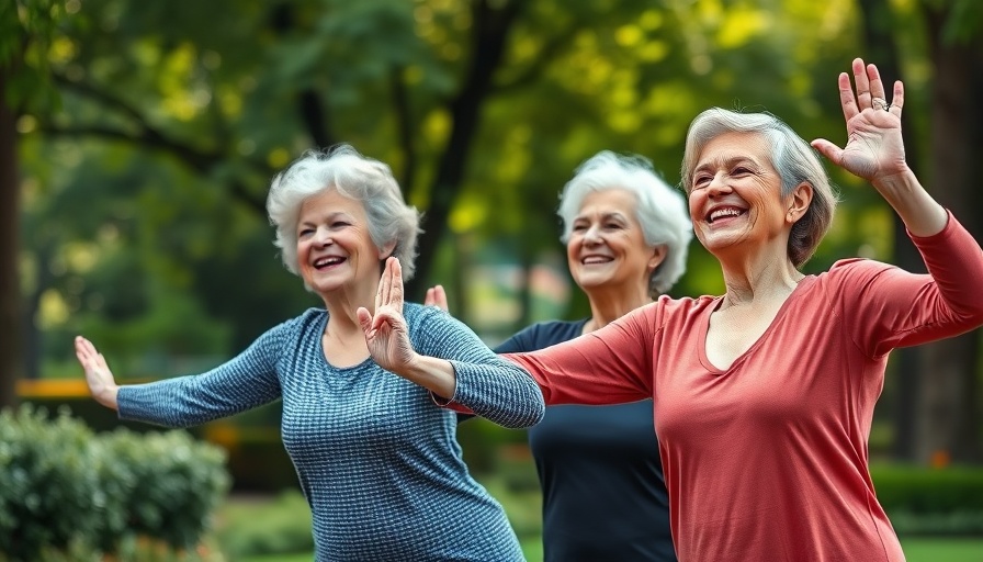 Elderly women exercising in the park, Getting into Exercising After 50