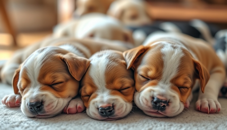 Adorable puppies resting peacefully, ideal for pet insurance tips.