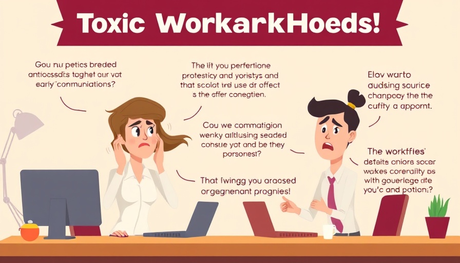 Infographic showing toxic workplace behaviors in Canada, such as gossiping.
