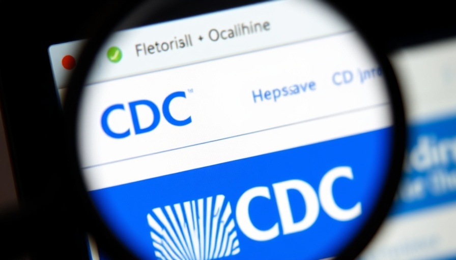 CDC website magnified view addressing foodborne illness prevention.