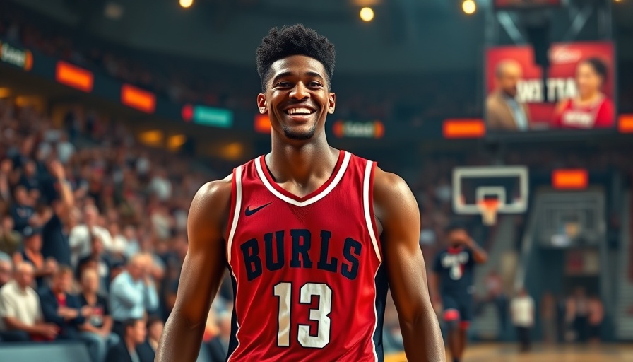 2025 NBA playoff picture: smiling basketball player on court