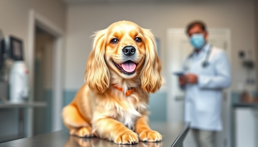 Dog and vet discussing pet insurance claims.