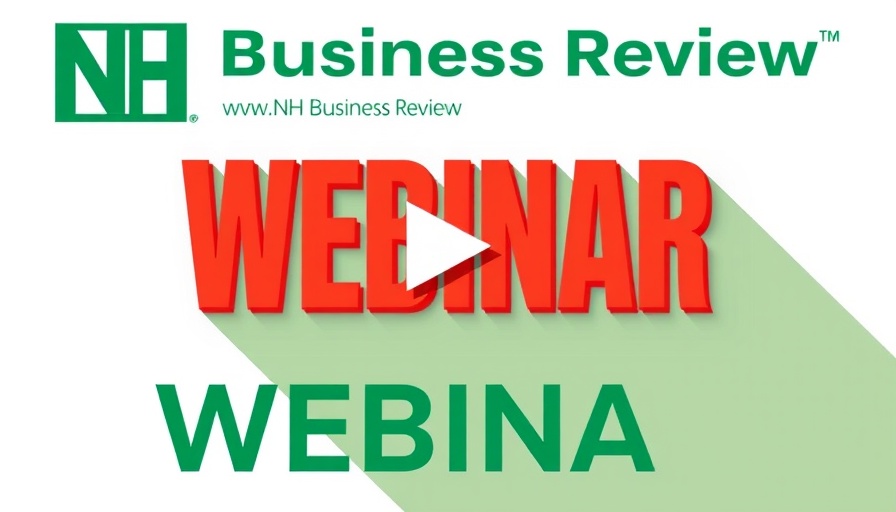 NH Business Review webinar logo in vibrant green design