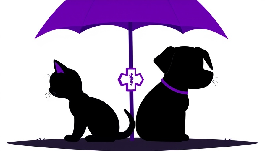 Pet rescues honored on National Pet Day logo featuring cat and dog in umbrella.
