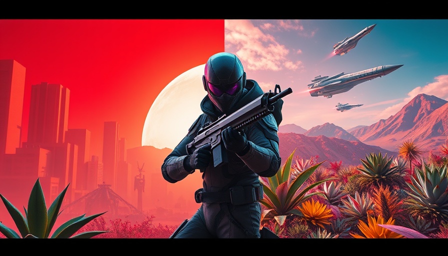Failed Video Games Resurgence: Futuristic character and alien landscape.