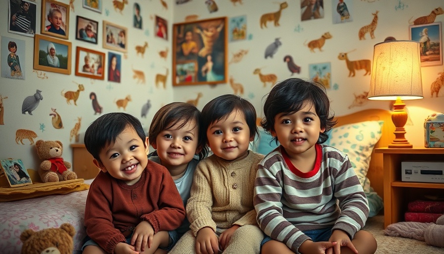 Children in a cozy room with photos, reflecting warmth and playfulness, Dutton pledges $6m for online safety