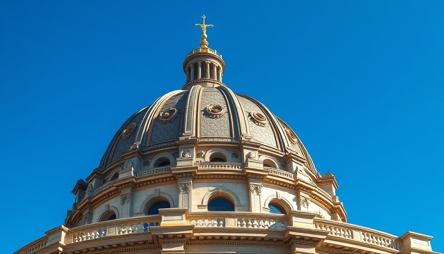 Architectural dome against blue sky related to Minnesota law affecting mental illness treatment.