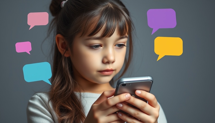 Child using smartphone, highlighting need to protect children from online predators.