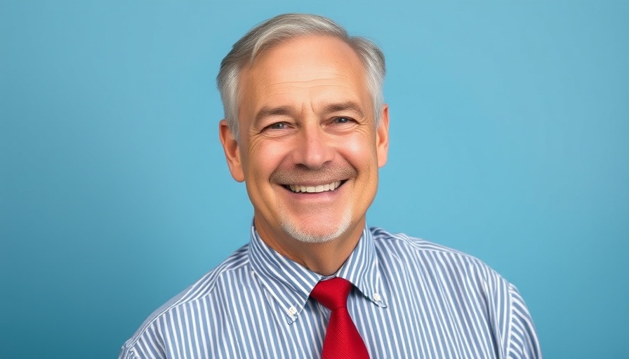 Portrait of a middle-aged man in a striped shirt, NFL Draft Dynamics.
