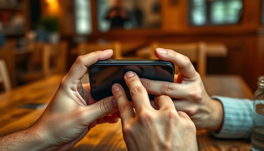 Hands holding smartphone, related to Alaska’s App Store Accountability Act.