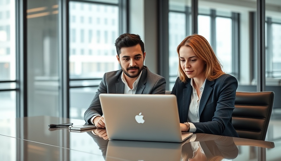 Gen X workplace challenges: coworkers collaborating at laptop.