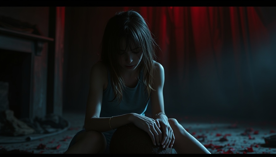 Chilling horror scene from Until Dawn with a wounded character in fear.