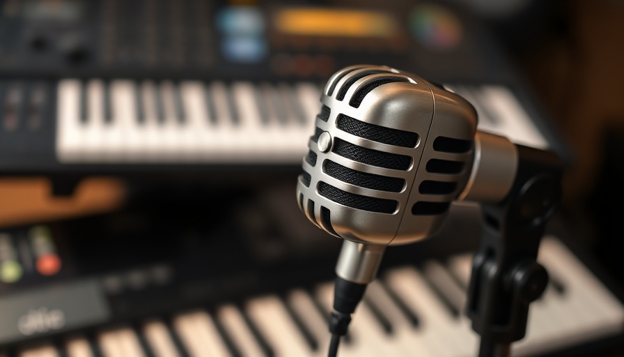 Close-up microphone in studio, related to Mental Health Organizations in Guadalupe County broadcast.