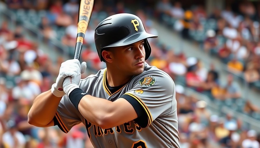 Pittsburgh Pirates player in action during a game, swinging intensely.