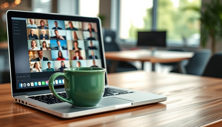 Remote meeting on laptop reflecting toxic workplace culture.