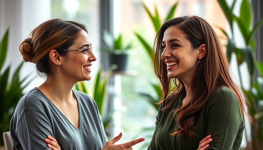 Confident young woman smiling in a studio, discussing productivity hack.
