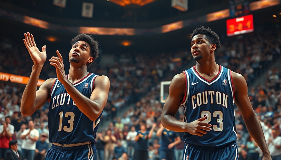 Orlando Magic players celebrating on court during a game