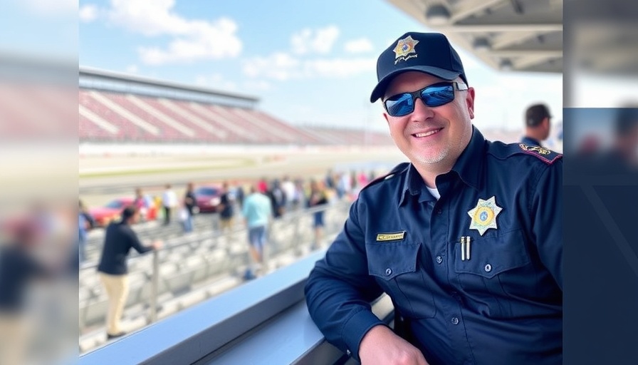 Southlake police officer with terminal cancer gets VIP experience at a NASCAR race