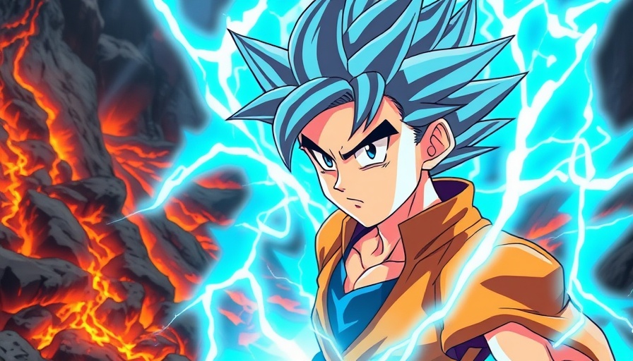 Anime character charging up power in new Arc System Works game.