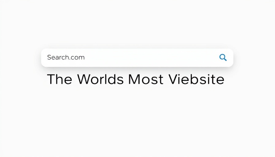 Minimalist search bar design with 'Most Visited Websites' text.